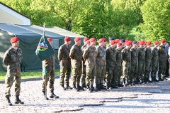 Grossansicht in neuem Fenster: Patenkompanie beim Appell