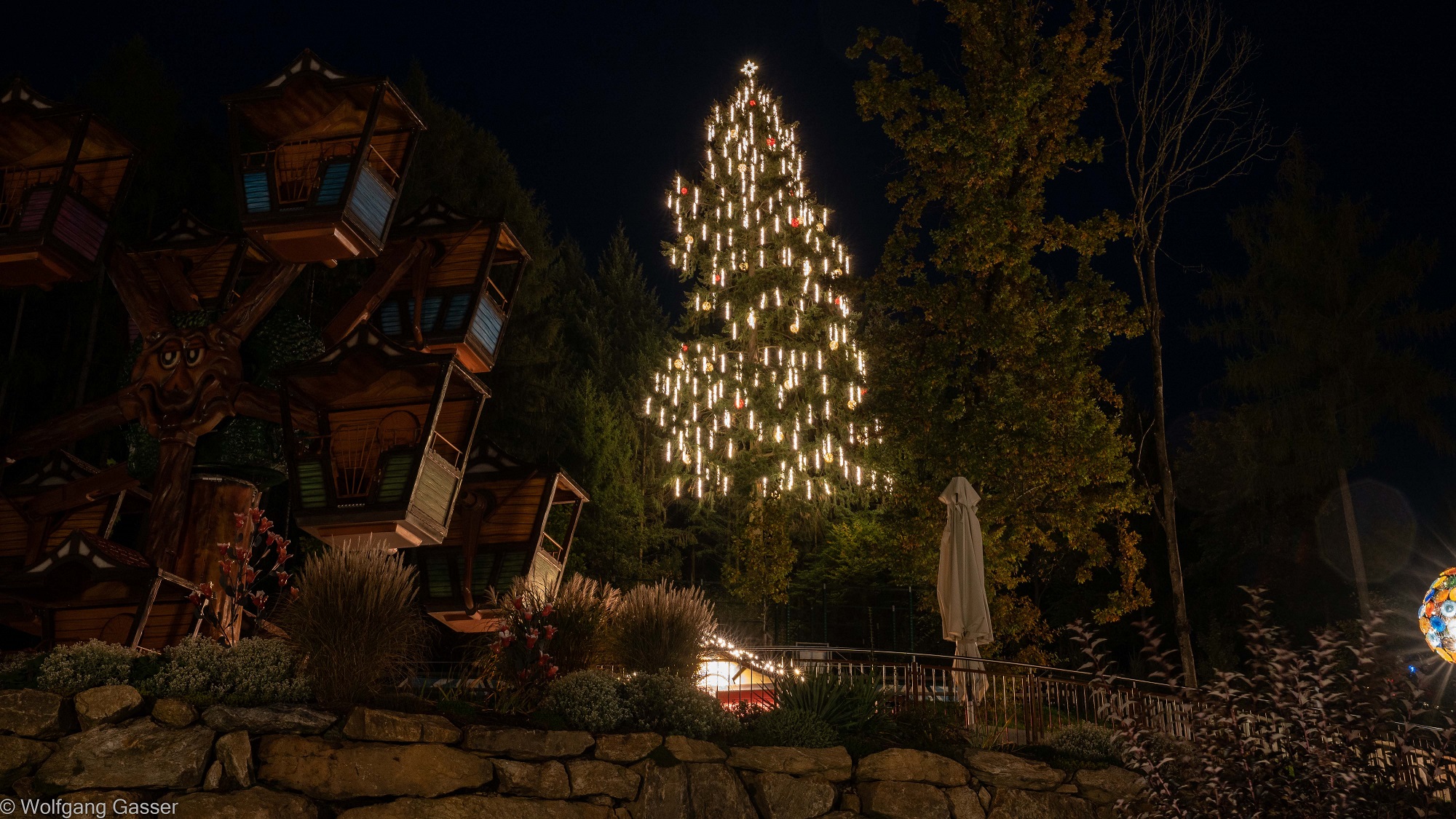 Edelwies Weihnachtsbaum