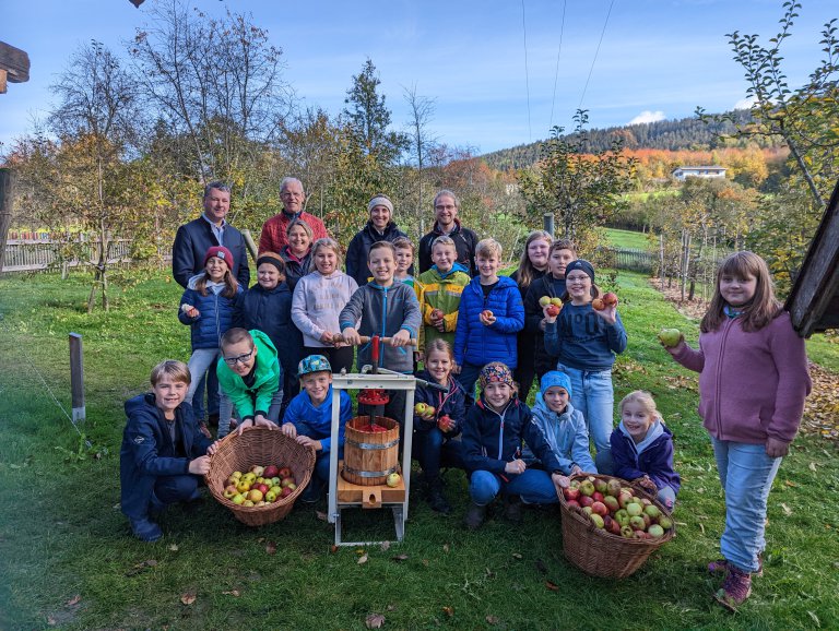 Streuobstwiesentag Grundschule