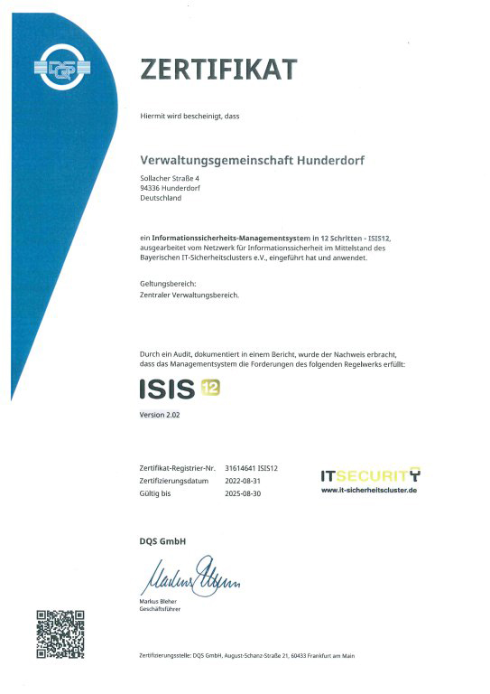 Zertifikat ISIS