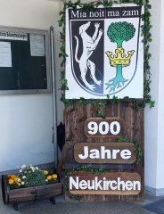 900 Jahrfeier Eingang Rathaus