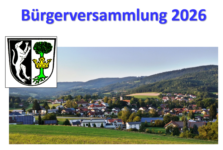 Bürgerversammlung 2026